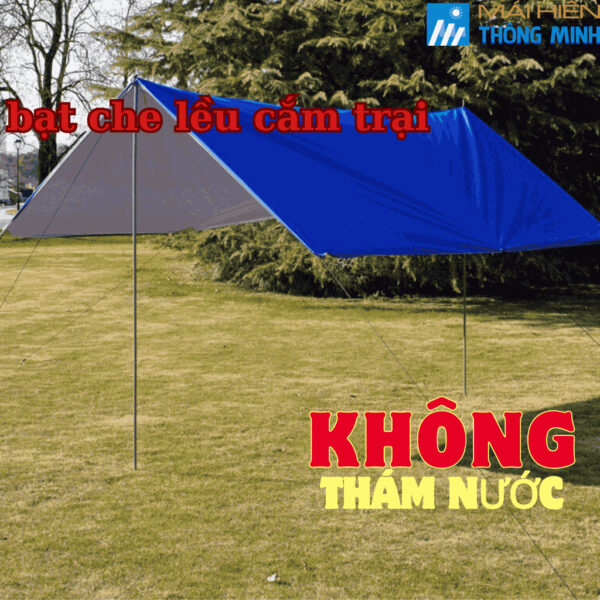 Tấm Tăng Bạt Lều Cắm Trại Dã Ngoại Size 3x3 m Che Nắng Che Mưa